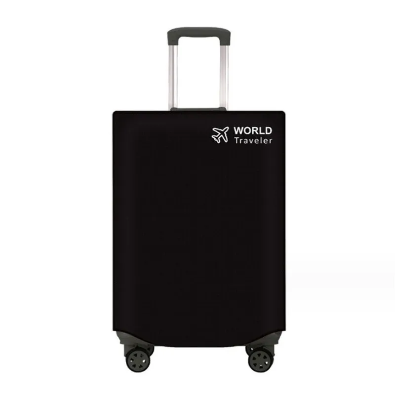 1PC 24/26/28/30inch Black Non-woven Luggage Protector Cover Trolley Suitcase Wear-resistant Anti-scratch Dustproof Luggage Cover 3