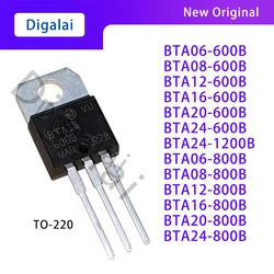 Enhanced High - Performance Triac Semiconductor Series - 2pcs (BTA06 - 800B)