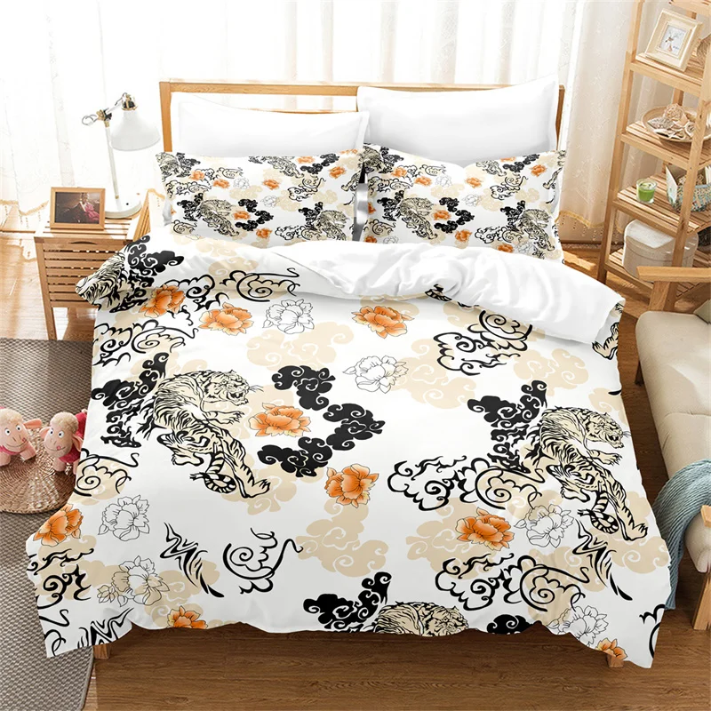

Flower Plants Bedding Set Tropical Plants Duvet Cover Women Duvet Cover Bedroom Gorgeous Bedding King/Queen Duvet Cover Set