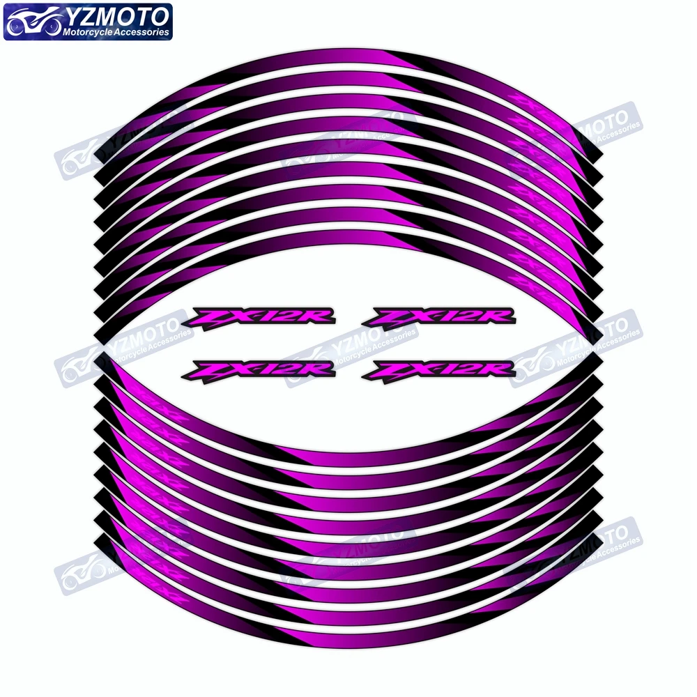 For Kawasaki ZX-12R ZX12R Motorcycle 17 Inch Front And Rear Wheel
