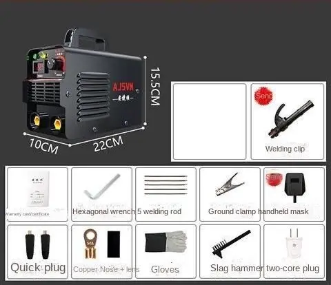 New 220V Adjustable 20A-250A 4200W Handheld IGBT Inverter Arc Welder-Welding Machine Digital Display Mini Portable Welding Tool 3