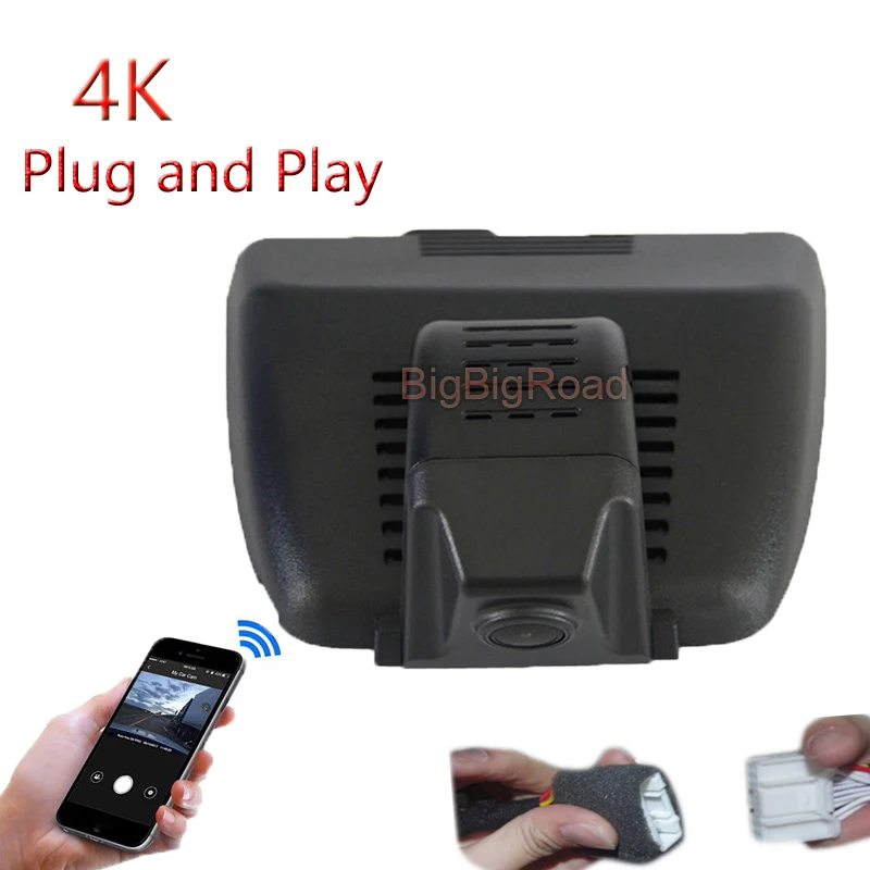 

4K Plug And Play For Honda Accord 2020 2021 2022 10th Generation Car Wifi DVR Driving Video Recorder Parking Camera Car Dash Cam