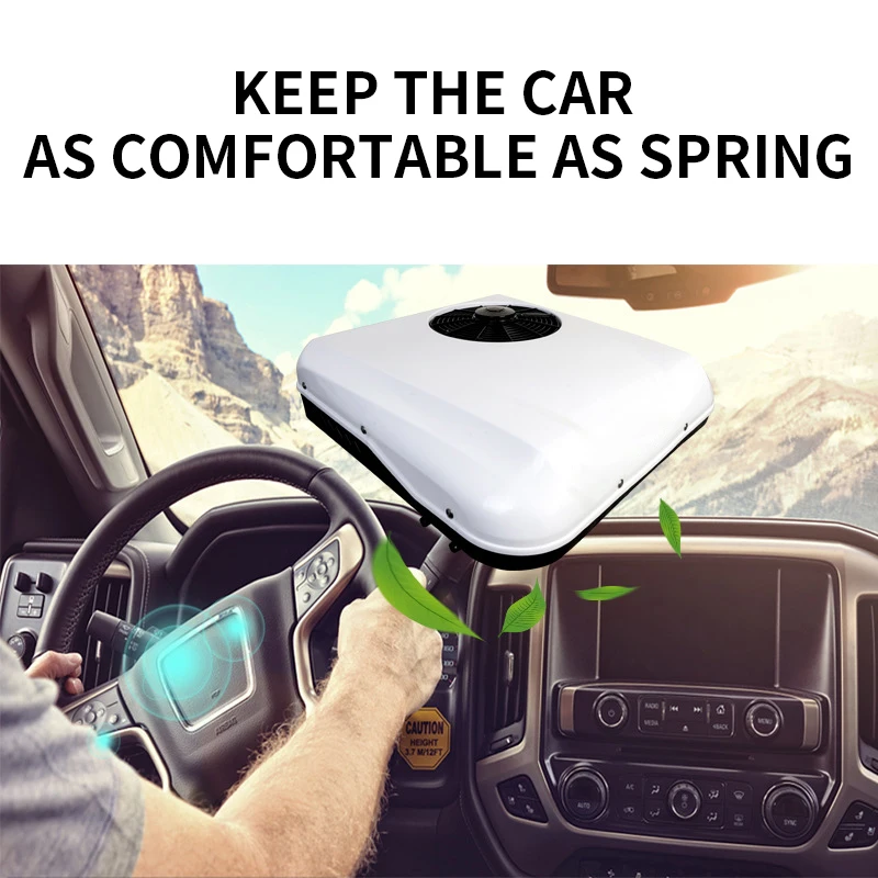 Truck Overhead Car Air Conditioner 12/24/48/60/72V Heating Cooling Integrated Top-Mounted DC Refrigera air conditioner