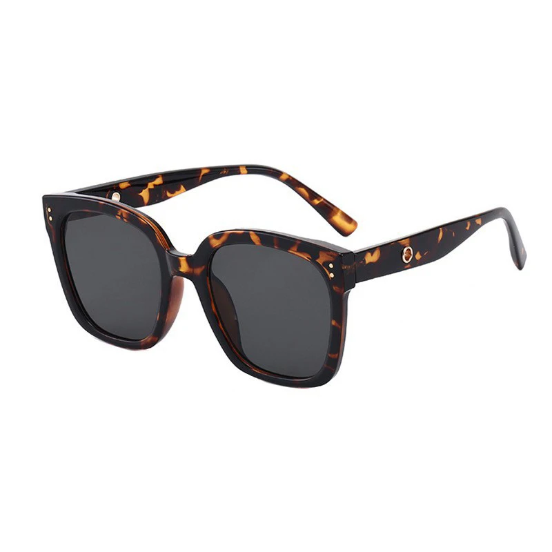 Retro Square Sunglasses For Women Large Frame Uv400 Sun Glasses_voghion.com