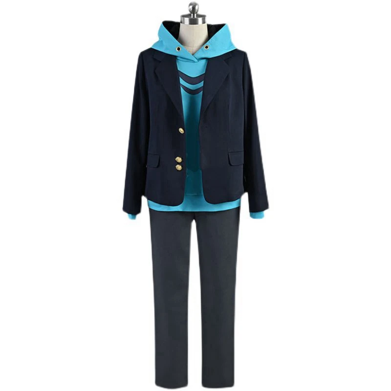 SSSS.Dynazenon-Inspired Yomogi Asanaka School Uniform Costume for Cosplay Events (Unofficial)