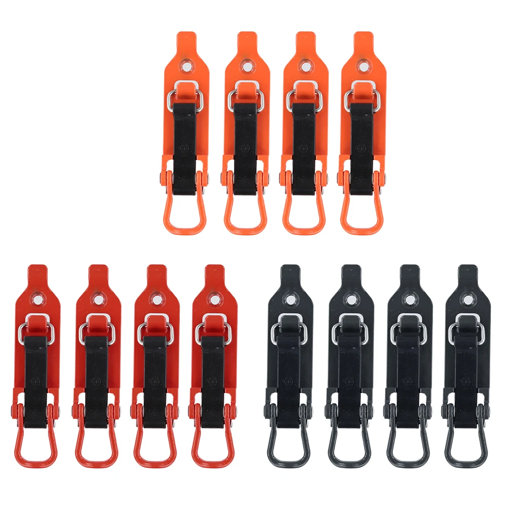 Car Exterior Parts Car Roof Rack Strap Tool Mounting Bracket U Bolts Clamps 4 Pcs Shovel Holder Clamp Quick Release Metal Rubber Clamps Multipurpose Wall Mounting Brackets Car Accessories for Roof Rack