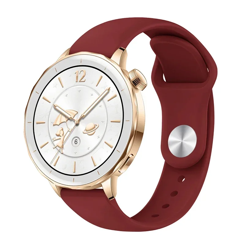 Women's Silicone Bracelet, Adjustable 18mm, 20mm, 22mm Strap - Elegant and Versatile Design