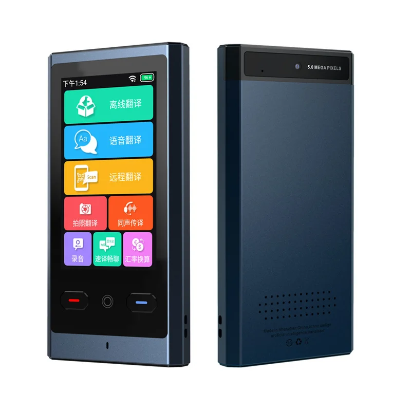 Z9 Translation Machine Smart Voice Photo Scanning Instant Offline Portable Translator AI Recording Business Travel,language translator