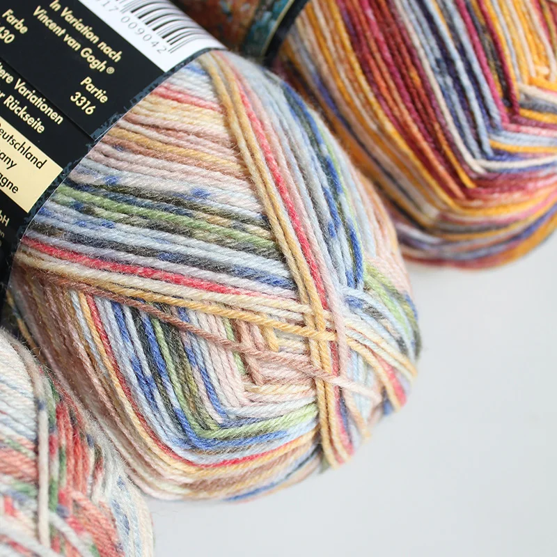 1*100g ball Opal Vincent Van Gogh  75% wool, 25% polyamide/ Nylon  socks knitting yarn 5