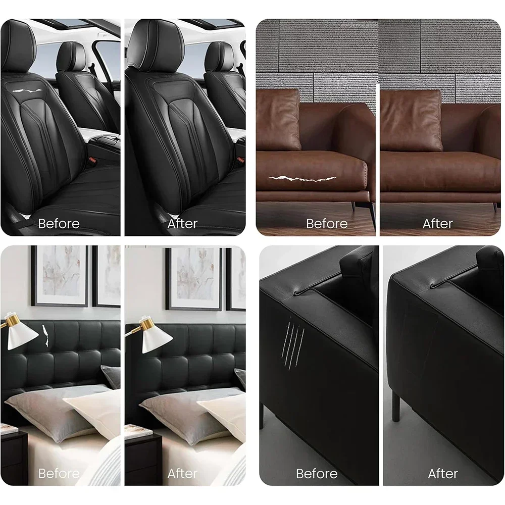 Leather Repair Patches Self Adhesive High Viscosity Wearproof Seat Sofa Handbag Furniture Shoe Cushion Repair