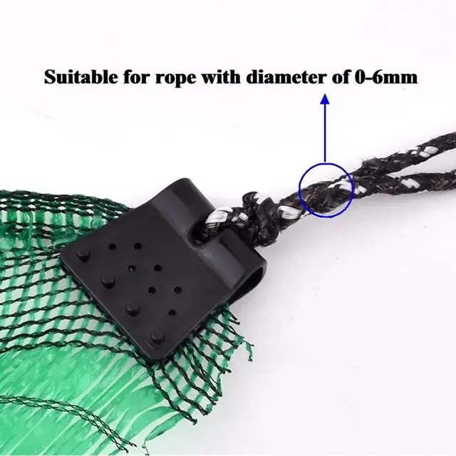 100Db Üvegházhatású Árnyékoló Ruhák Uv -Ellenálló Kerítés Szövet Rögzítő Bilincs A Kerti Hálóhoz Madárgátló Napsütéses Háló - Image 3