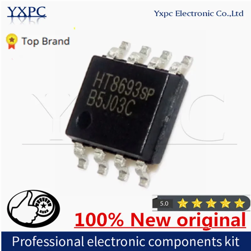 

5pcs 100% New original HT8693 HT8693SP SOP-8 Mono audio amplifier integrated chip IC