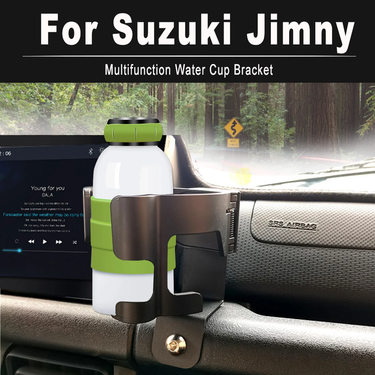 Car Water Cup Holder For Suzuki Jimny JB74 JB64 JB43 2019