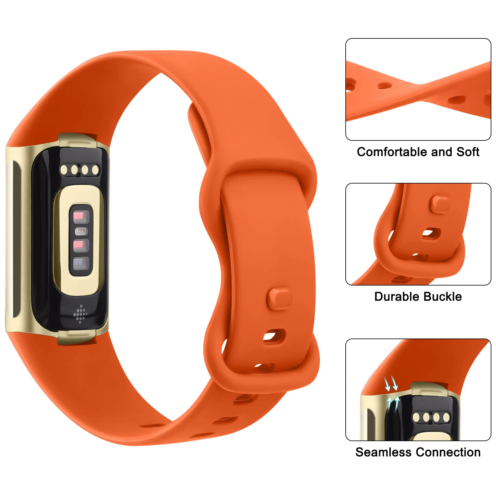 Premium Soft TPU Watch Strap - Stylish Replacement Bracelet