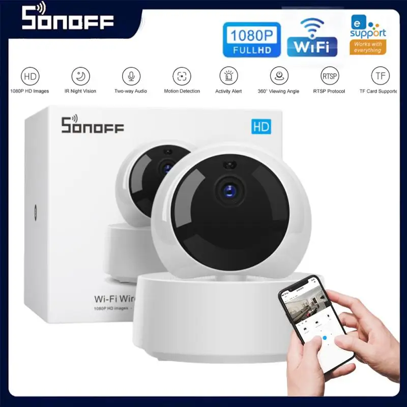 SONOFF GK-200MP2-B mini WIFI IP kamera 1080P HD halové bezdrátový záruka kamera noc vidění monitor CCTV pozorování fotoaparátů