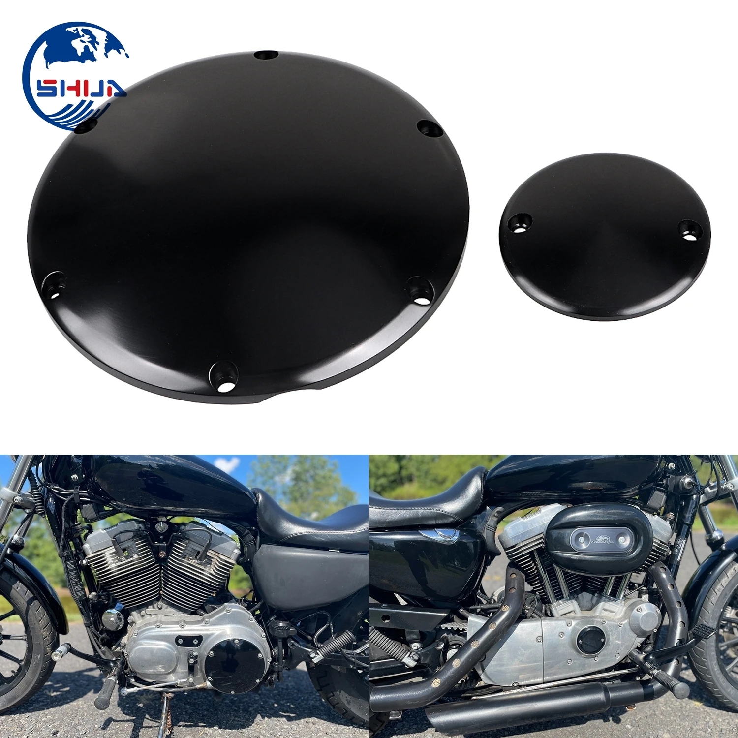 Harley-Davidsonスカルダービーカバー タイマーカバー