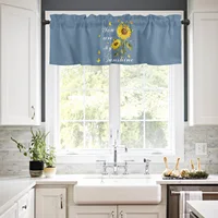 ZEDLIYU Valances for Windows Kitchen Living Room Small Window Valance Sunflowers You Are My Sunshine 1 Panel 2
