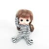 Cute OB11 Doll Nightdress Clothes Cartoon Doll Pajamas With Striped For Ob11, 1/12 Bjd, Gsc Obitsu Doll Clothing Accessories 2