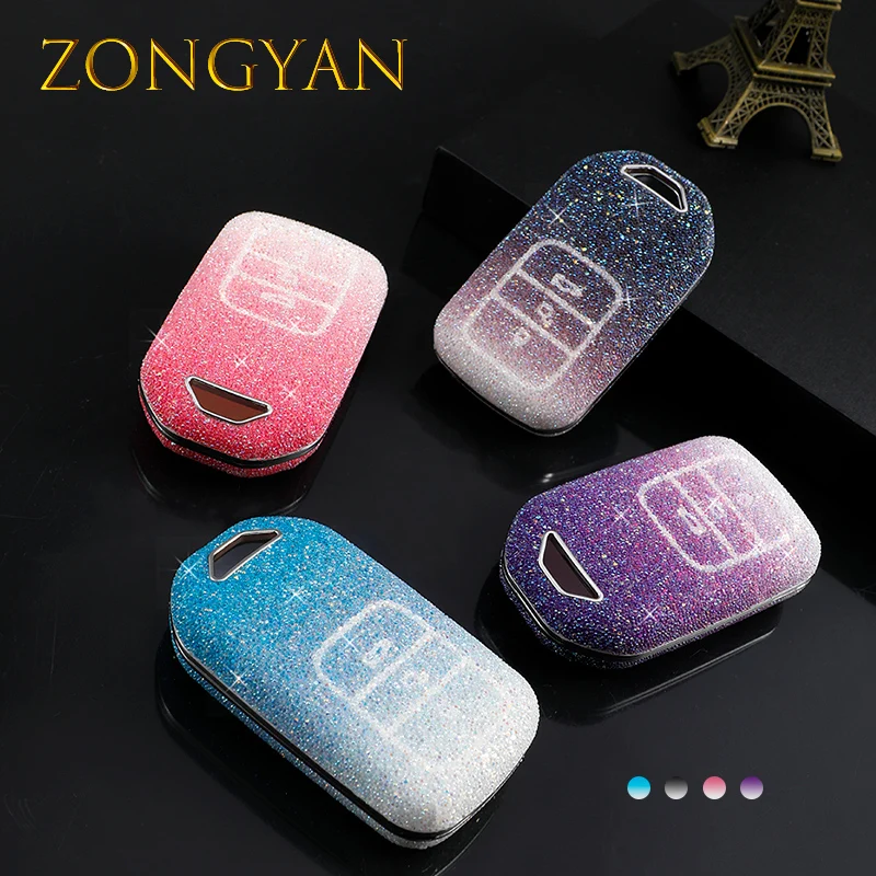 

Чехол для автомобильного ключа ручной работы с бриллиантами чехол для оболочки Honda CRV CR-V Fit Civic Accord HR-V HRV City Odyssey