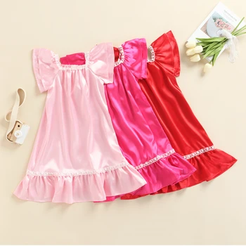 Baby Girl Satin Nightdress 1