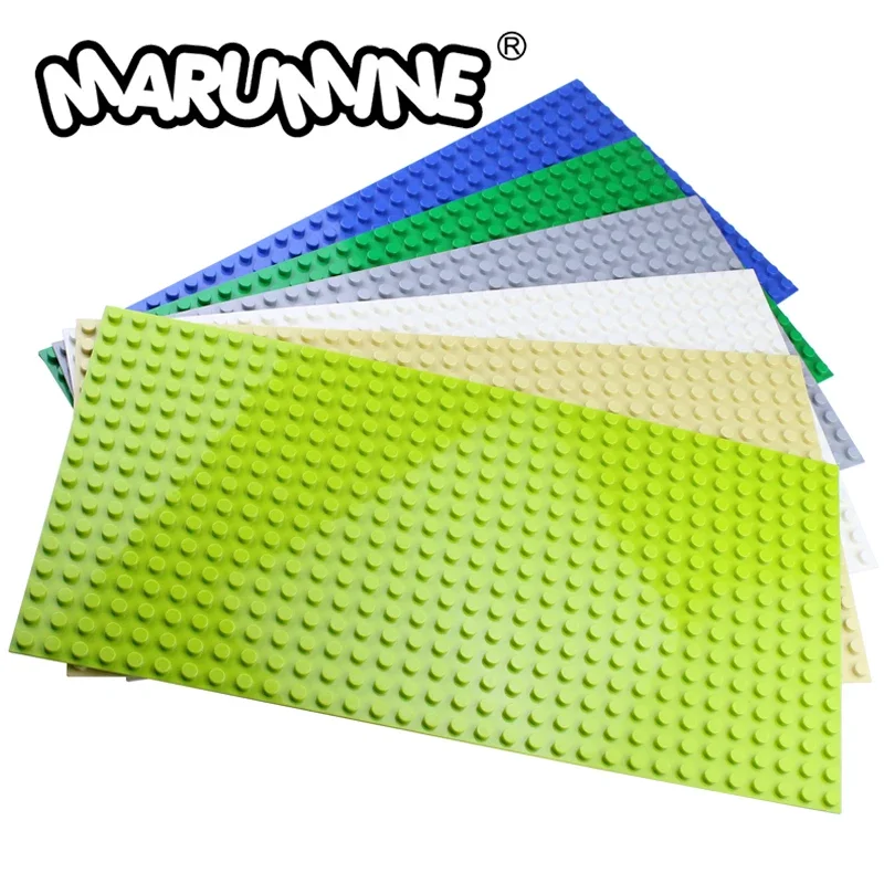 

Marumine 16x32 Plate Classices Big Size Blocks Baseplate255x510MM Designer Boys Gifts Building Bricks Toys For Kids 3+ Years Old