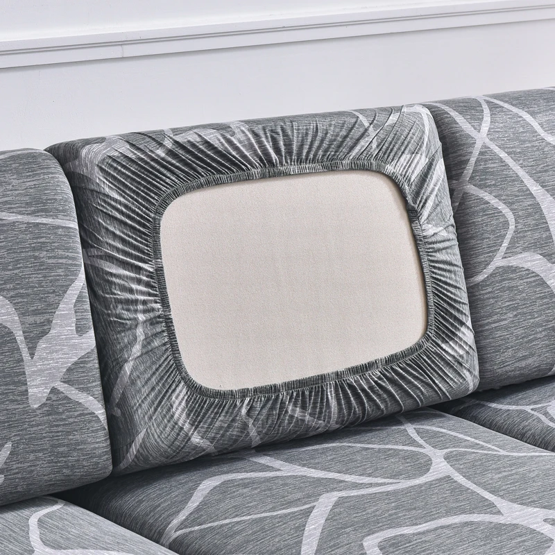 Stretch Couch Cushion Slipcovers Sofa Seat Cushion Covers Anti-Slip Furniture Protector Replacement for Individual Cushions 3