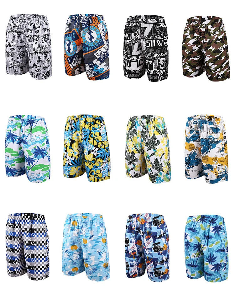 Men Summer Beach Pants Quick-drying Surfing Pants Casual Couple Shorts Swiming Shorts Men Board swim trunks