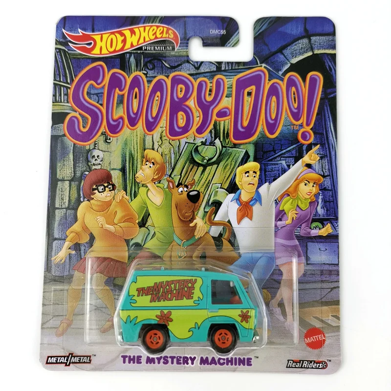 THE MYSTERY MACHINE 2020, Real Riders, Mattel Hot Wheels Premium ScoobyDoo Diecast & Toy