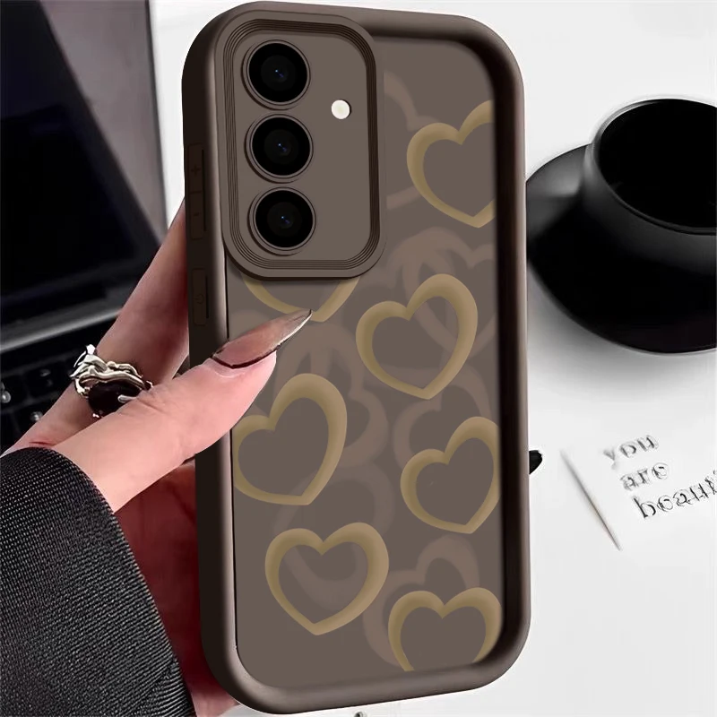 Love Hearts Protective Phone Case - Chic and Durable Design