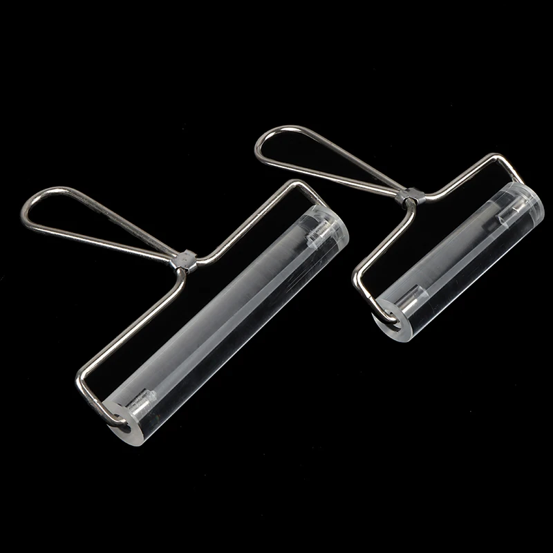 Polymer Clay Tools Pottery Tools Acrylic Roller with Handle Sculpey Polymer Clay Clay DIY Craft Molding Rolling Tool Non-Stick Roller Pottery Tools