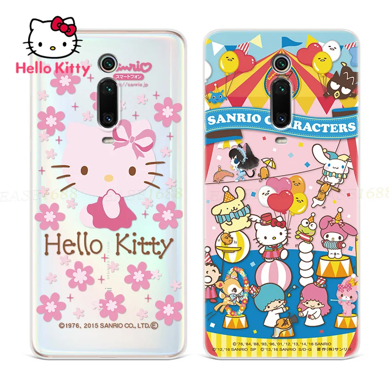

Hello Kitty for RedmiRedmi K40 /K40Pro/k20/k20pro/k30/k/910x Cartoon Simple Anti-drop Silicone Phone Case
