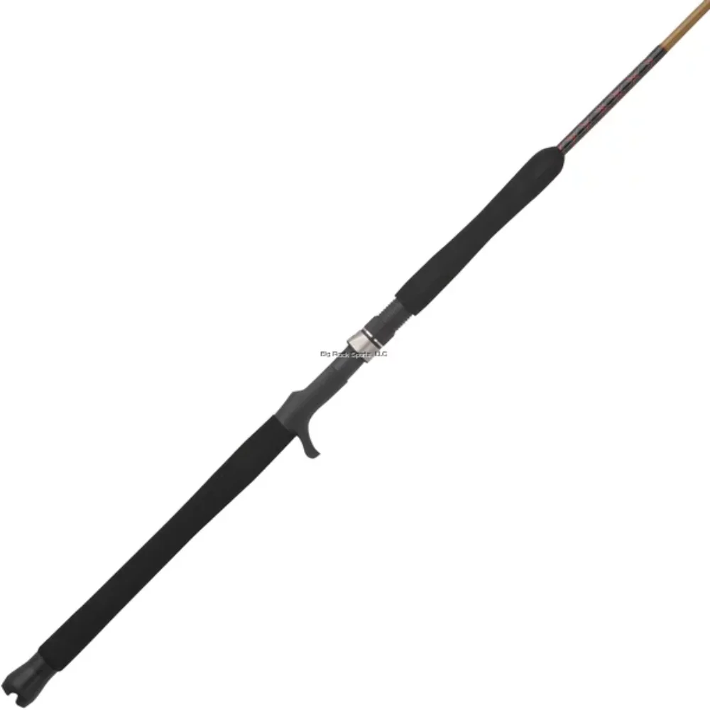 

OUZEY 6’3” Tiger Elite Jig Casting Rod, One Piece Nearshore/Offshore Rod For Reservoir Pond River Lake