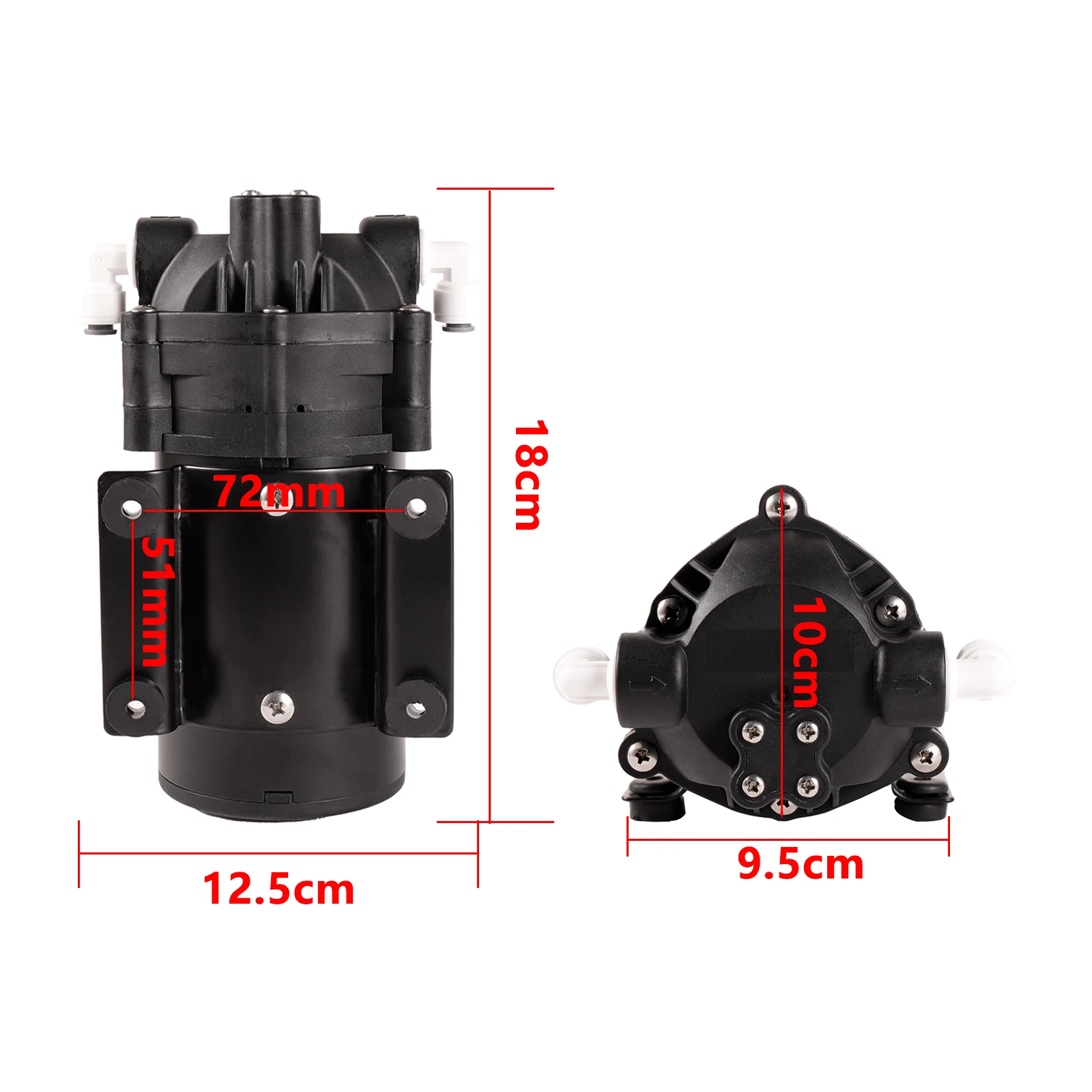 Water Booster Pump 24V 45W RO Silent Reverse Osmosis Pressure Increase