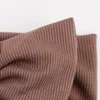 Solid Ribbed Cotton Baby Headband Big Bow Double Layers Knotted Headwraps Newborn Boys Girls Elastic Hair Bands Accessories 3