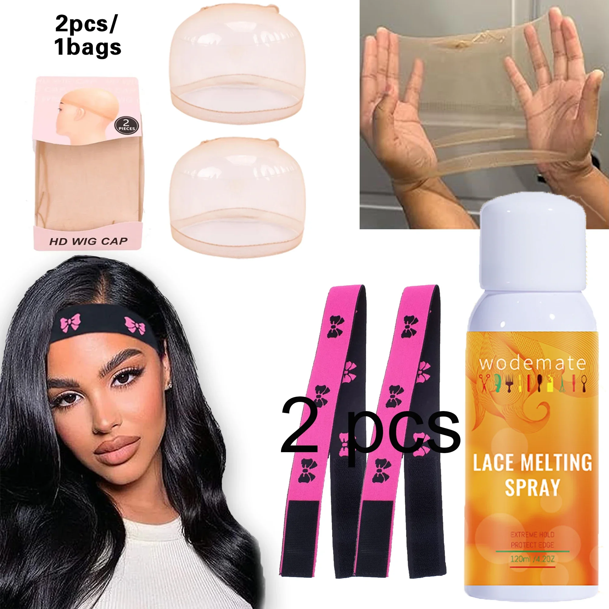 

Front Lace Glue Melting Spray Quick Dry Glueless Lace Holding Spray 120ml Wig Adhesive Glue Spray For Lace Frontal Wig Install