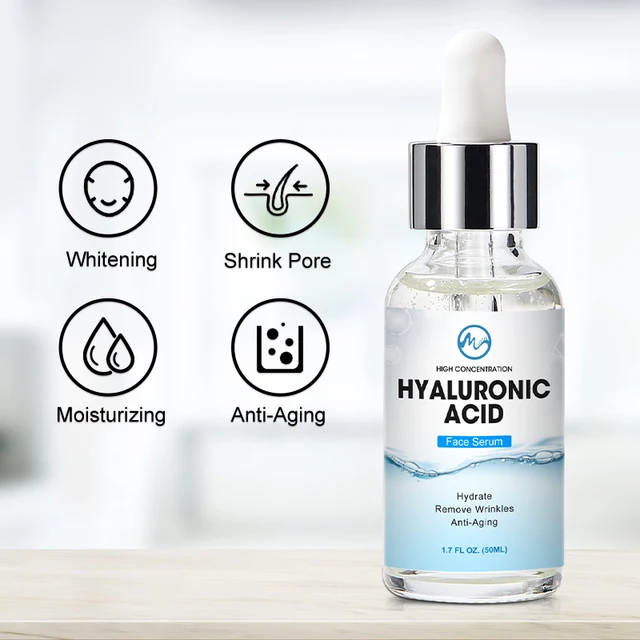 Minch Hialuronsav Hidratáló Szérum Zsugorodó Pórusok Olajkontroll Essence Whitening Brighten Ránc Eltávolító 50 Ml - Image 2