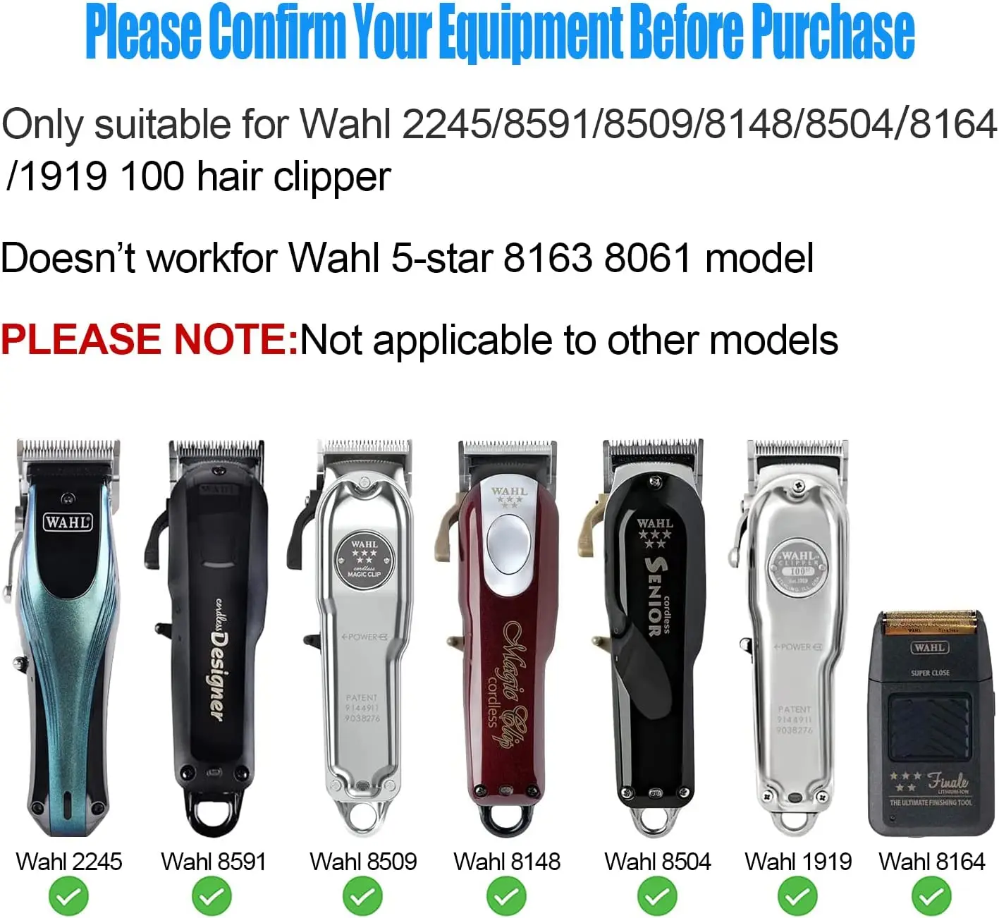 Wahl Magic 무선 트리머용 4V 2A 충전기, 8148 8164 8504 8509, Wahl Magic 무선 8591 용 전원 충전기 어댑터 코드