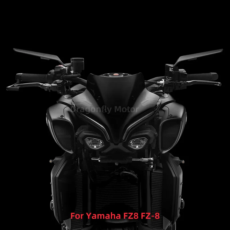 오토바이 거울 스텔스 윙렛, 조정 가능한 회전 거울 키트, 야마하 FZ8 FZ-8