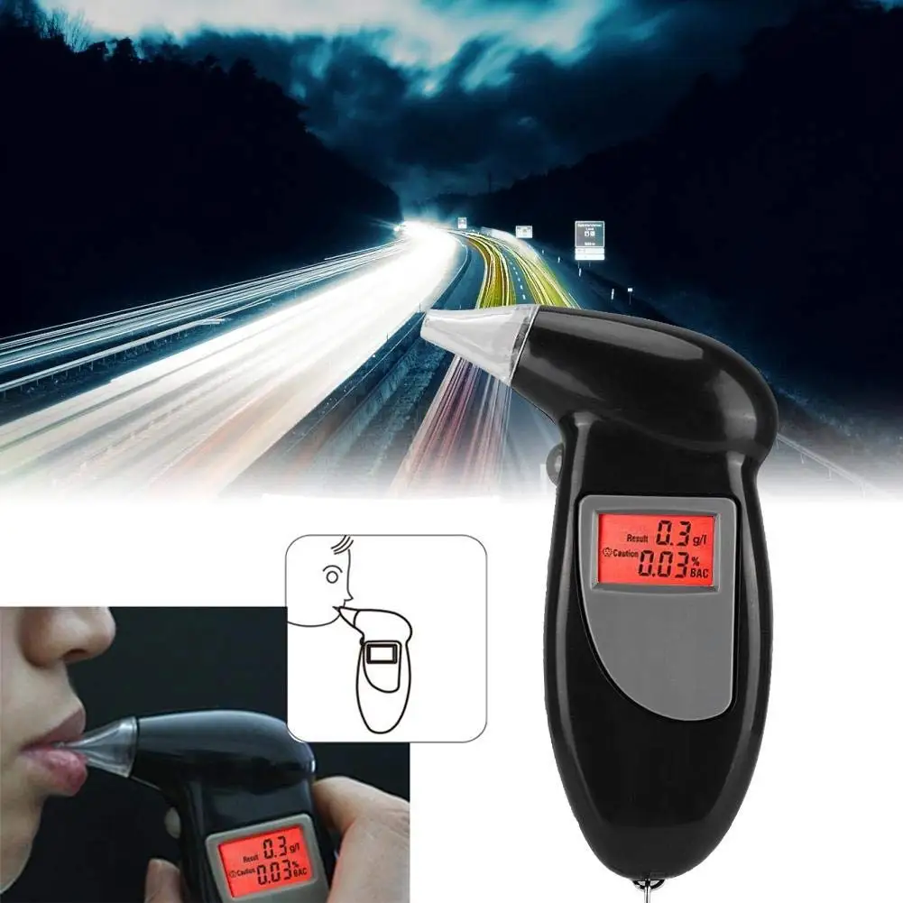 Birds Beak Vehicle Breathalyzer Blowing Digital Display Detector Portable Drink-driving Breathalyzer For Vehicle alcohol tester breath alcohol tester breathalyzer mouthpieces