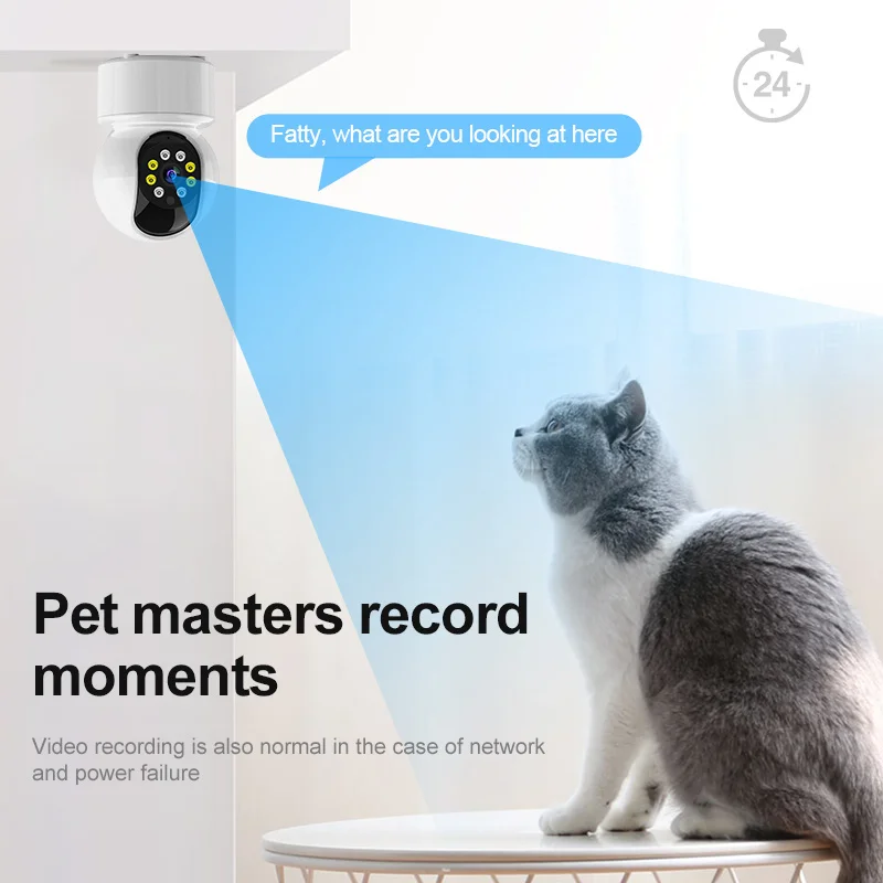 

IP-камера A10 с Wi-Fi и ИК-подсветкой, с датчиком движения