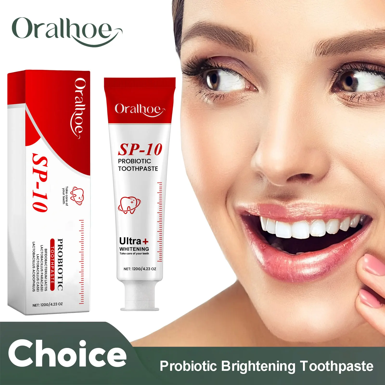 Teeth Whitening Product Teeth Whitening Essence Teeth Health Product ORALHOE SP-10 Probiotic Toothpaste Whiten Tooth Remove Plaque Stains Teeth Whitener Oral Hygiene Clean Fresh Breath Teeth Care