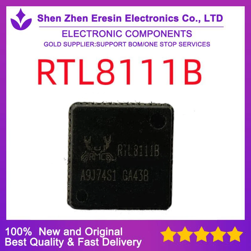 

Бесплатная доставка, 10 шт./лот RTL8111B-GR QFN64, новый и оригинальный