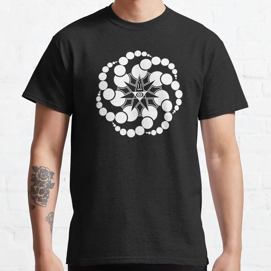 Aum Mandala Sacred Geometry Spiritual Zen Symbol 100% Cotton Men's T-Shirt - Plus Size Available