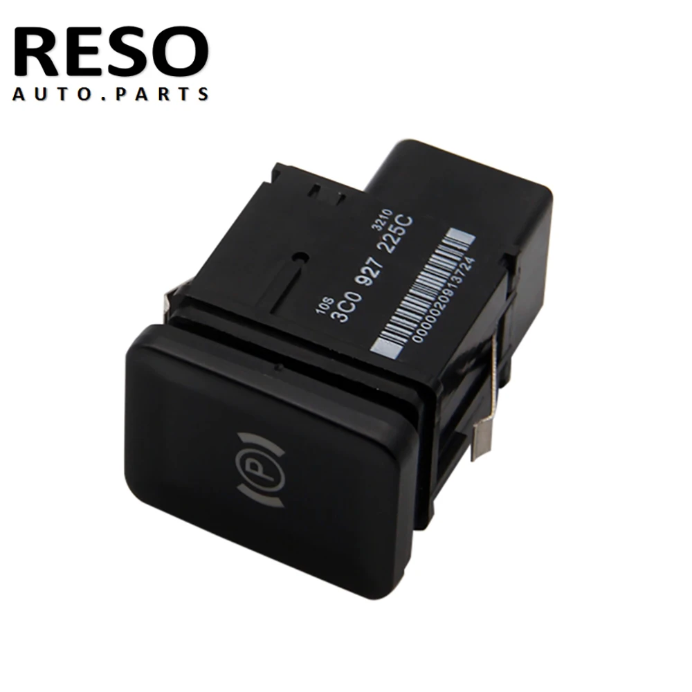 RESO  Car Parking Switch Electronic Handbrake Parking Brake Button For VW Passat B6 C6 CC G1CG  3C0927225C