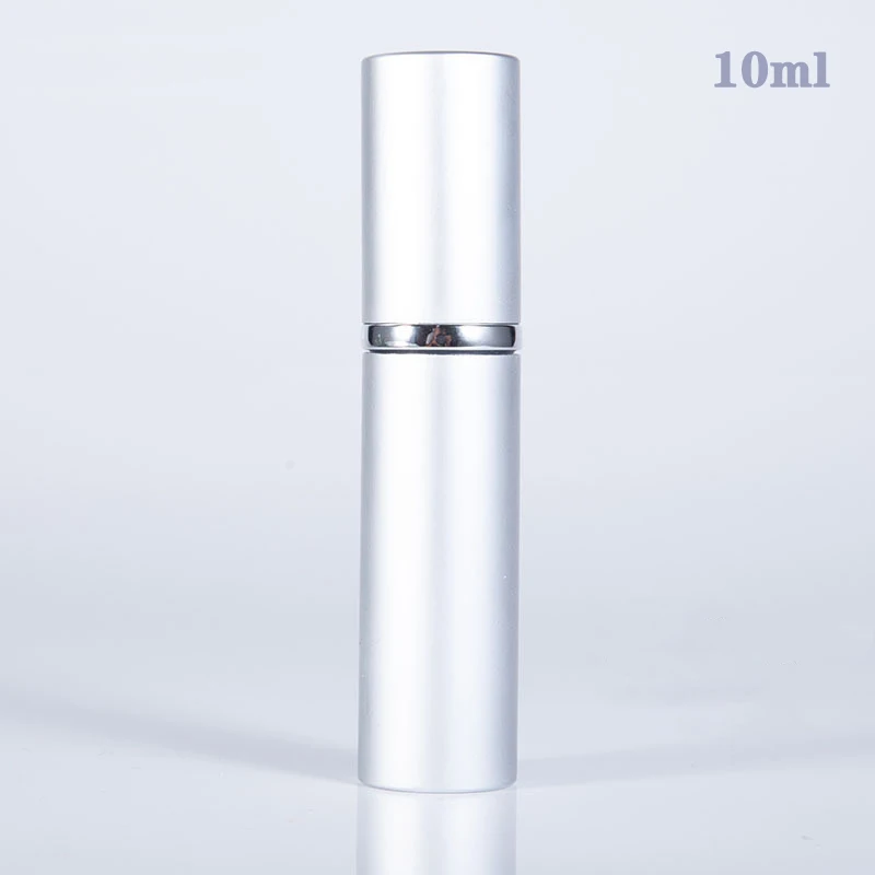Compact Glass & Aluminum Refillable Perfume Spray Bottle