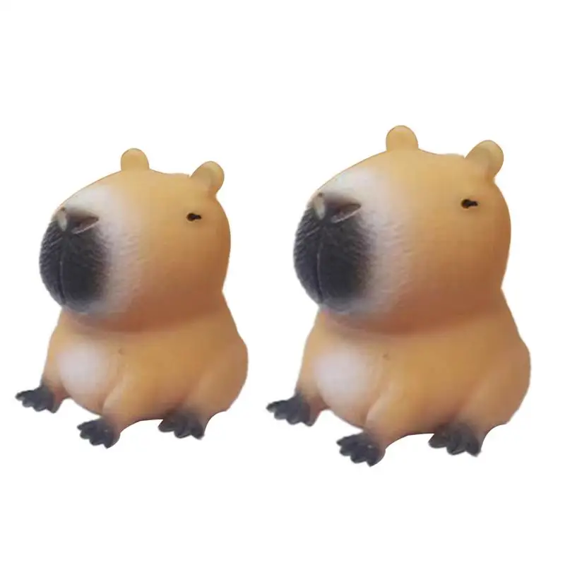 Capybara Anti Stress Fidget Toys For Anxiety Capybara Unusual Object Funny Stuff Cartoon Animal Decompressions Pinch Toyfor Kids