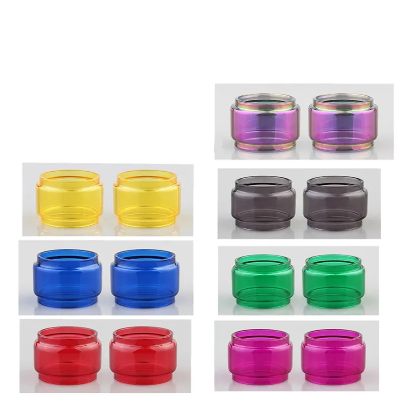 

2pcs YUHETEC Rainbow Colour Bubble Glass Tube for GEEKVAPE ZEUS X MESH/Zeus Dual RTA 4ml/ZEUS X 4.5ml/Zeus Sub Ohm Tank 3.5ml