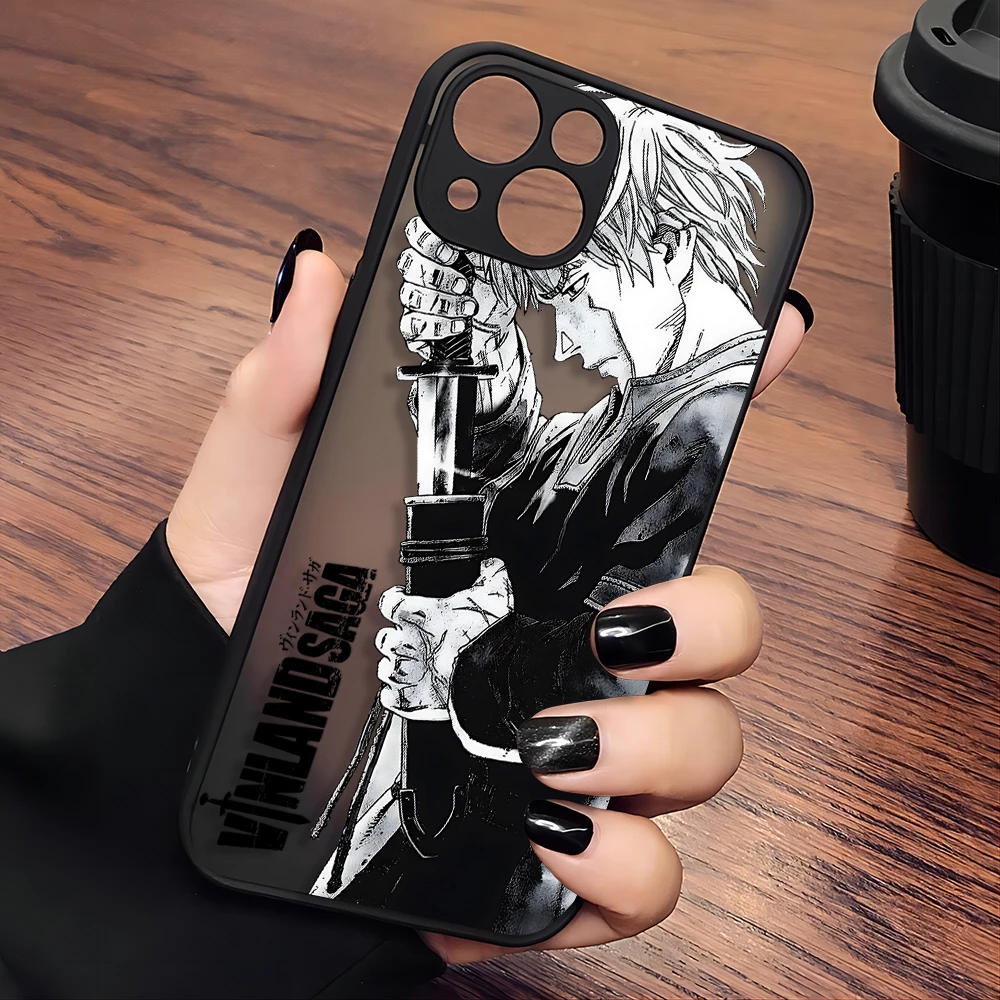 Vinland Saga Anime Black Matte Phone Case