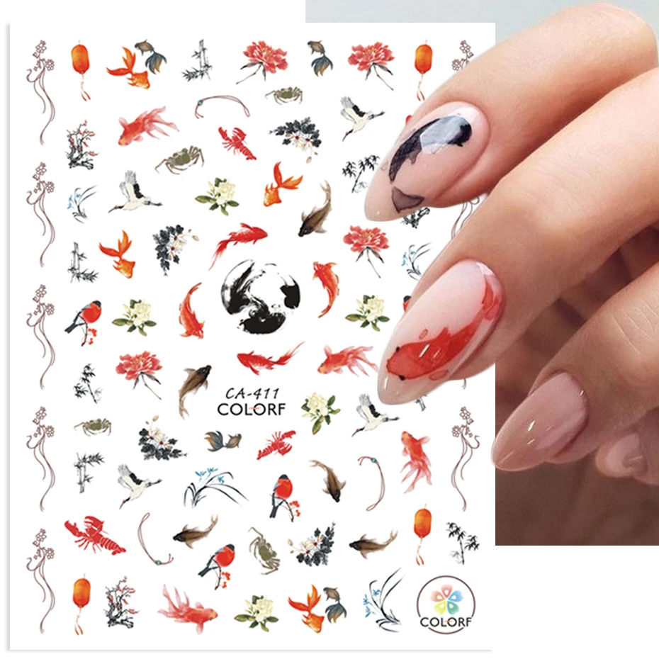 30 Fish Nail Art Ideas which is the trending manicure design - Hike n Dip | Fish  nail art, Fish nails, Ballerina nails designs