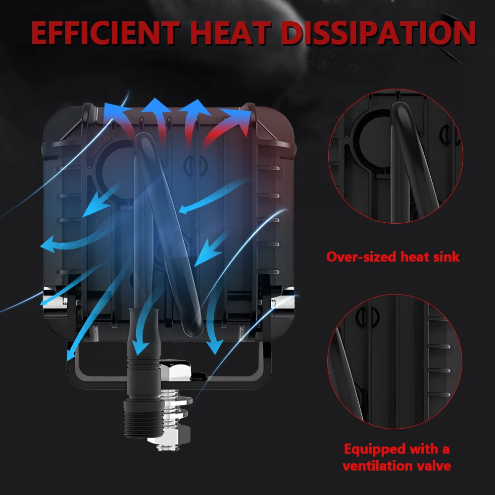 3Inch Work Fog Light Long Range Auxiliary Auto Fog Light Led Light Bar for Moto